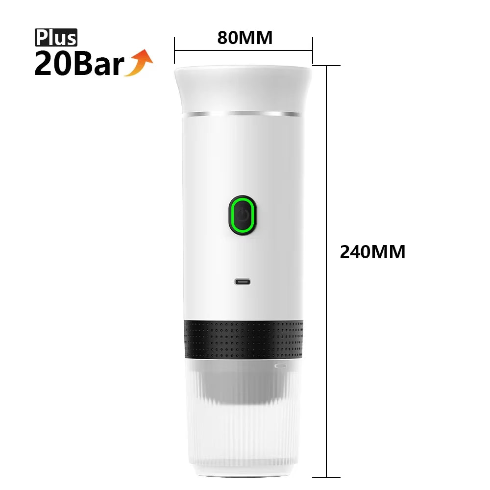 Wireless Portable Expresso Machine 3-in-1